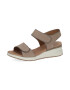 Caprice Sandale wedge cu velcro - Pled.ro