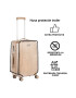 CarryOn Husa troler 505010 marime M 70 x 45 cm Transparent - Pled.ro