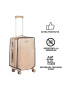 CarryOn Husa troler 505010 marime M 70 x 45 cm Transparent - Pled.ro