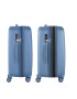 CarryOn Set Trolere Policarbonat/ABS 4 Roti Duble OKOBAN cifru TSA SKYHOPPER 3 Piese Albastru - Pled.ro