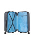 CarryOn Troler Cabina Policarbonat/ABS 4 Roti Duble OKOBAN cifru TSA SKYHOPPER 55 cm Negru - Pled.ro