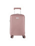 CarryOn Troler Cabina Policarbonat/ABS 4 Roti Duble OKOBAN cifru TSA SKYHOPPER 55 cm Rose - Pled.ro