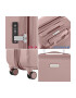 CarryOn Troler Cabina Policarbonat/ABS 4 Roti Duble OKOBAN cifru TSA SKYHOPPER 55 cm Rose - Pled.ro