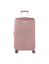 CarryOn Troler Mare Policarbonat/ABS 4 Roti Duble OKOBAN cifru TSA SKYHOPPER 78.5 cm Rose - Pled.ro