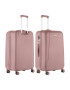 CarryOn Troler Mare Policarbonat/ABS 4 Roti Duble OKOBAN cifru TSA SKYHOPPER 78.5 cm Rose - Pled.ro