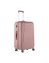 CarryOn Troler Mare Policarbonat/ABS 4 Roti Duble OKOBAN cifru TSA SKYHOPPER 78.5 cm Rose - Pled.ro