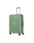 CarryOn Troler Mare Polipropilena Cifru TSA Cod Unic Okoban TRANSPORT 78.5 cm Verde - Pled.ro