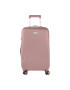 CarryOn Troler Mediu Policarbonat/ABS 4 Roti Duble OKOBAN cifru TSA SKYHOPPER 68.5 cm Rose - Pled.ro