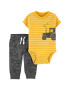 Carter's Set de pantaloni si body cu imprimeu - 2 piese - Pled.ro