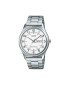 Casio Ceas barbatesc MTP-V006D-7B2UDF Quartz Casual Cristal mineral Otel Alb/Argintiu 38 mm - Pled.ro