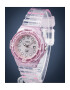 Casio Ceas Timeless Collection Quartz rezistent la apa 10 ATM roz aur curea cauciuc roz - Pled.ro