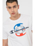 Champion Tricou din bumbac cu imprimeu logo Triple - Pled.ro