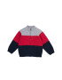 Chicco Cardigan cu model colorblock si torsade - Pled.ro