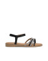 Clara Barson Sandale dama 613053 Piele ecologica Negru - Pled.ro