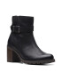 Clarks Botine de piele Well Hall - Pled.ro