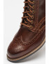 Clarks Ghete din piele cu model brogue Westcombe Limit - Pled.ro