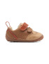 Clarks Pantofi sport cu velcro si aspect perforat Tiny - Pled.ro