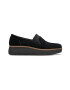 Clarks Pantofi wedge loafer de piele intoarsa Zylah - Pled.ro