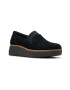 Clarks Pantofi wedge loafer de piele intoarsa Zylah - Pled.ro