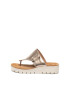 Clarks Papuci flip flop wedge de piele Karely - Pled.ro