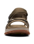 Clarks Sandale cu talpa plata si velcro Mimic Grip - Pled.ro