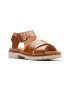 Clarks Sandale de piele cu aspect de piele de crocodil Orinoco Cross - Pled.ro