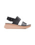 Clarks Sandale din piele cu talpa wedge - Pled.ro