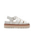 Clarks Sandale flatform de piele - Pled.ro