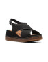 Clarks Sandale flatform de piele nabuc Kassandra Step - Pled.ro