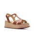 Clarks Sandale wedge de piele Kimmey - Pled.ro