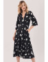 Closet LONDON Rochie midi evazata cu imprimeu floral - Pled.ro