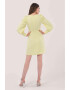 Closet LONDON Rochie mini cu croiala in A si maneci bufante - Pled.ro