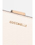 COCCINELLE Portofel de piele metalizat cu model colorblock - Pled.ro