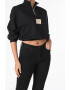 COLIN'S Bluza sport crop cu imprimeu text - Pled.ro