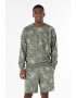 COLIN'S Bluza sport cu model tie-dye Alb prafuit Verde militar - Pled.ro