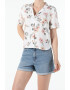 COLIN'S Camasa crop cu imprimeu floral - Pled.ro