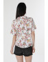 COLIN'S Camasa crop regular fit cu maneci scurte si model floral - Pled.ro