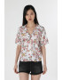 COLIN'S Camasa crop regular fit cu maneci scurte si model floral - Pled.ro