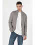 COLIN'S Cardigan slim fit cu fermoar si aspect striat - Pled.ro