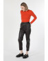 COLIN'S Pantaloni crop de piele ecologica - Pled.ro