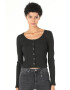 COLIN'S Bluza crop cu aspect striat - Pled.ro