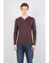 COLIN'S Bluza slim fit cu decolteu henley - Pled.ro