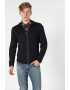 COLIN'S Cardigan slim fit cu fermoar si aspect striat - Pled.ro