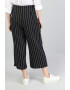 COLIN'S Pantaloni Regular Fit Viscoza/Bumbac Negru/Alb - Pled.ro