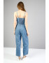 COLIN'S Salopeta maxi din denim cu cordon - Pled.ro