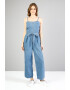 COLIN'S Salopeta maxi din denim cu cordon - Pled.ro