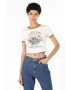 COLIN'S Tricou crop cu detalii contrastante - Pled.ro