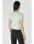 COLIN'S Tricou crop cu imprimeu floral - Pled.ro