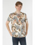 COLIN'S Tricou de bumbac cu imprimeu tropical - Pled.ro