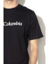 Columbia Tricou cu decolteu la baza gatului si imprimeu logo CSC Basic Negru - Pled.ro